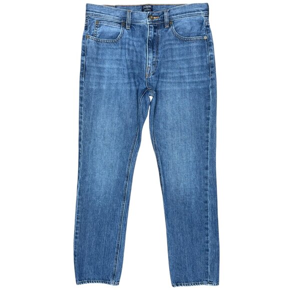 Men' J. CREW The Sutton‎ Sexy Fit Straight Leg Mid-Wash Jeans- Size 30x30 - Picture 2 of 10